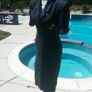 Vtg rockabilly pinup dress